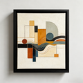 Abstract Geometric Framed Art