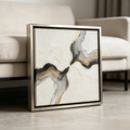 Gold Foil Abstract Framed Wall Art